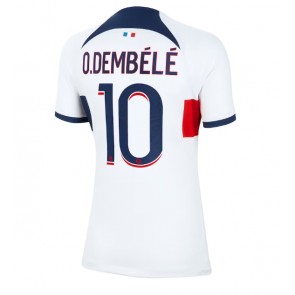 Paris Saint-Germain Ousmane Dembele #10 Gostujuci Dres za Ženska 2023-24 Kratak Rukavima